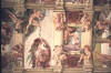 (Sistin Chapel'in tavanındaki çalışmalardan detay 1)