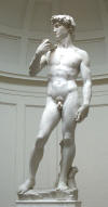 Davut, Davud Heykeli,  David. 1501-1504. Marble. Galleria dell'Accademia, Florence, Italy
