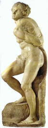 Rebellious Slave. c.1513-1516. Marble. The Louvre, Paris, France