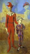 Akrobat ve Gen Soytar (Palyao), Acrobat and Young Harlequin. 1905. Oil on canvas. Barnes Foundation, Lincoln University, Merion, PA, USA