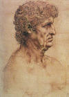 Bust of an Older Man in Profile (Gian Giacomo Trivulzio?) c.1510