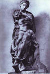 Madonna. 1521-1534. Marble. Medici Chapel, San Lorenzo, Florence, Italy.