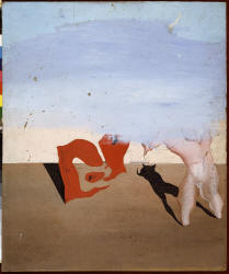 Sürrealist kompozisyon 1928 civarı Mukavva üzerine yağlıboya, 75,5 x 63 cm Salvador Dali Gala Vakfı
